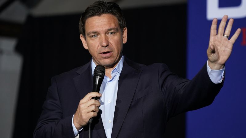 DeSantis says US should not accept refugees from Gaza